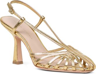 Loeffler Randall Alexandra Slingback Sandal in Gold at Nordstrom, Size 10.5