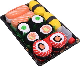 Generic Funny Sushi Shaped Socks, Novelty Socks, Novelty Crazy Food Silly Cotton Sock, Mid-Tube Sushi Sock For Stocking Stuffers, Birthday Christmas, Funny Pr