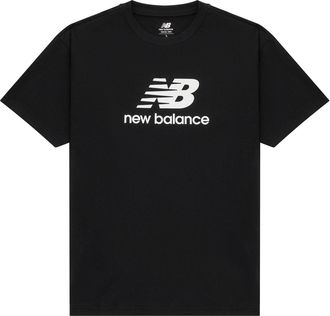 New Balance Essential Logo T-shirt Asia Sizing Black AMT31541-BK