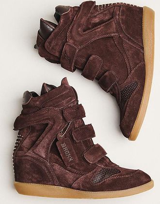 Bronx Jae-yy Rhinestone Wedge Sneakers