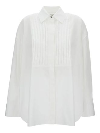 Golden Goose Journey WS Over Shirt With Pleated Bib Pollon Cotton P