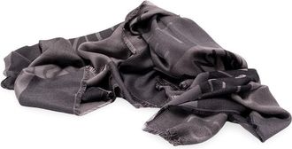 Twin-Set Jacquard Stole With Logo