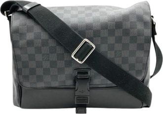 Louis Vuitton Pre-owned Borsa Messenger Damier Graphite - - Pre-owned - Uomo - Nero - ONE SIZE