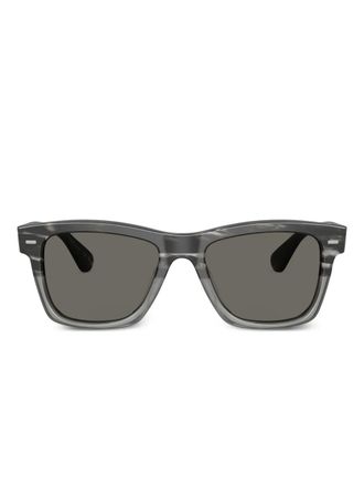 Oliver Peoples Occhiali da sole squadrati Oliver Sun - Grigio
