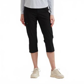 Eddie Bauer Guide Pro High Rise Capri - Plus In Black