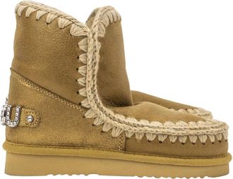 Mou Winterlaarzen - Dames - Winterlaarzen - Bruin - 37 EU - Wol - Schoenen