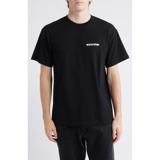 Icecream Cash Crop Graphic T-Shirt in Black at Nordstrom, Size Xx-Large