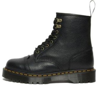 Dr. Martens 1460 Bex Faux Fur-Lined Leather Lace Up Boots Black 27960001