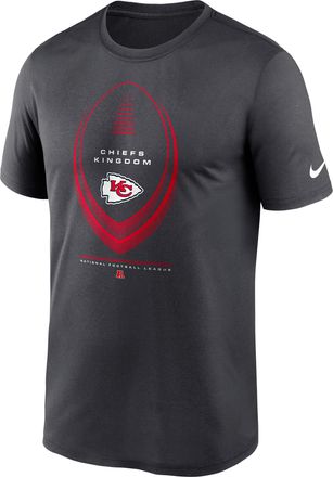 Nike Kansas City Chiefs Legend Icon Nike Mens Dri-FIT NFL T-Shirt in Grey | NKGK06F7G-NDB