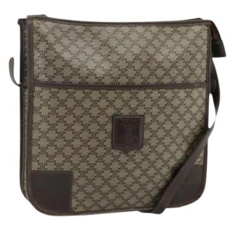 Celine Pre-owned Cross Body Bags, female, Beige, Size: ONE SIZE Pre-owned Vintage Shoulder Bag