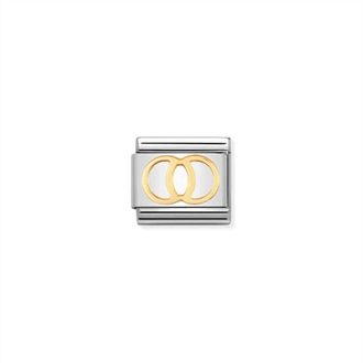 Nomination Unisex Love Composable Classic Links In Wedding Rings