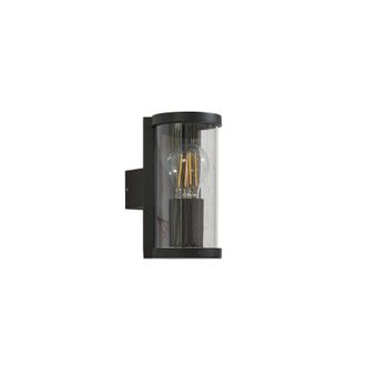 Lucande Lucande L&aacute;mpara De Pared Exterior zanta En Negro Aluminio
