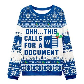 Generic Ugly Christmas Sweatershirts Excel Christmas Sweatshirts for Women,Men