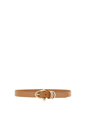 Chlo&eacute; Leather Bracelet Belt Belt - Brown