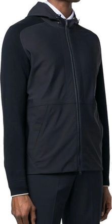 Herno Mens Blue Cotton Jacket Clothing