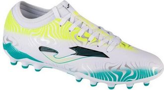 Joma Heren Evolution Kunstgras Voetbalschoenen (Wit/Blauw/Geel)