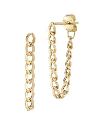 Ember Fine Jewelry 14K Curb Chain Earrings