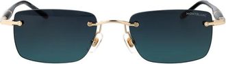 Montblanc Montblanc - Mb0344S Zonnebril - unisex - Accessoires - Zwart - Maat: 54 MM