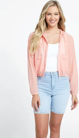 Guess Erin Sheer Hooded Top