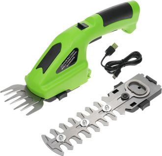 OEM Cortasetos Inal&aacute;mbrico, Cortasetos Port&aacute;til 2 En 1, Cortasetos El&eacute;ctrico De 7,2 V Con Cable De Carga Usb, Tijeras De C&eacute;sped Ligeras Y Port&aacute;tiles Para 