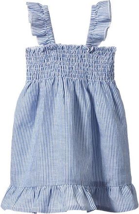 Nature Baby Gala Stripe Sundress in Blue Stripe at Nordstrom, Size 12-24M