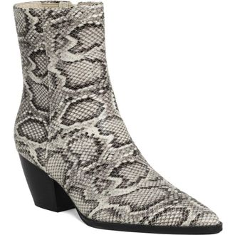 Shushop Uma Bootie in White Snake Embossed at Nordstrom Rack, Size 8.5