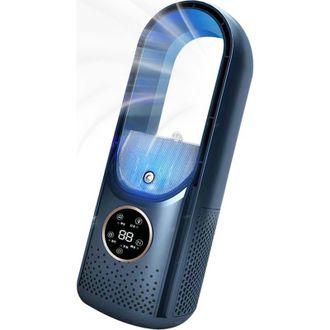 OEM Aire Acondicionado Port&aacute;til Sin Aspas Con Ventilador Usb Y 6 Velocidades, Ventilador De Enfriamiento Por Pulverizaci&oacute;n Temporizado Para Uso Dom&eacute;stico 