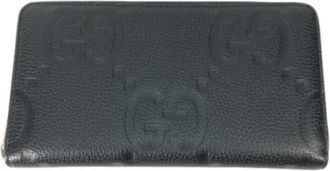 Gucci Pre-owned Wallets, male, Black, Size: ONE SIZE Pre-owned Leather wallets