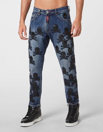 Philipp Plein Jeans Regular Fit Skull