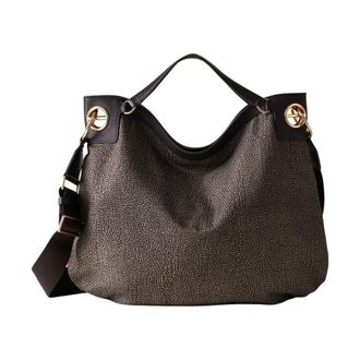 Borbonese Mujer, Bolsos, Marr&oacute;n, Talla: ONE Size