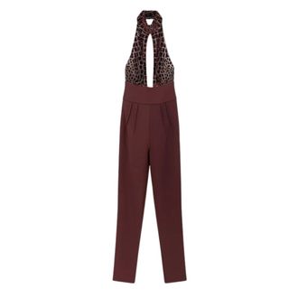 Elisabetta Franchi Jumpsuits, female, Red, Size: S Chic Dresses Collection