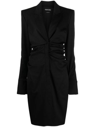 Tom Ford Abito midi sartoriale - Nero