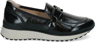 Caprice Loafers - Dames - Loafers - Zwart - 41 EU - Leer - Schoenen