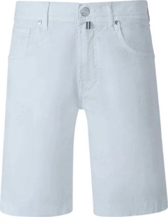 Jacob Cohen Nicolas Bermudas - Heren - Korte Broeken - Blauw - W31 - Katoen - Korte Broeken