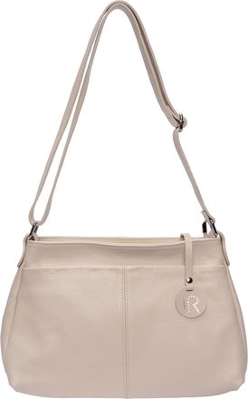 Isabella Rhea Beige Rundleer Tas