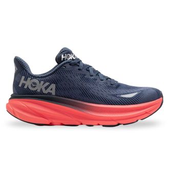 Hoka One One Hoka Clifton 9 GTX Textile Womens Running Trainers - Varsity Navy Nautical Dusk - Size:UK 4.5