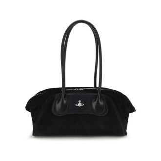 Vivienne Westwood Borsa a spalla Orb Logo - - Bags - Donna - Nero - ONE SIZE