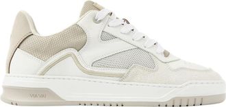 VIA VAI Jay Wess Sneakers - Heren - Sneakers - Beige - 43 EU - Leer - Schoenen