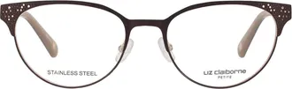 Liz Claiborne Demo Rectangular Ladies Eyeglasses L 457 0UFM 49