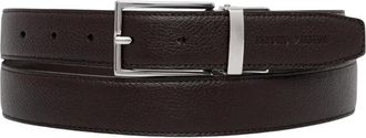 Emporio Armani Leren riem met dubbelzijdig draagvlak - Heren - Riemen - Bruin - ONE Size - Leer - Accessoires