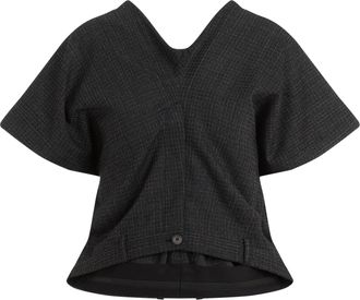 Balenciaga Black Wool Tailored Pants Top-Donna