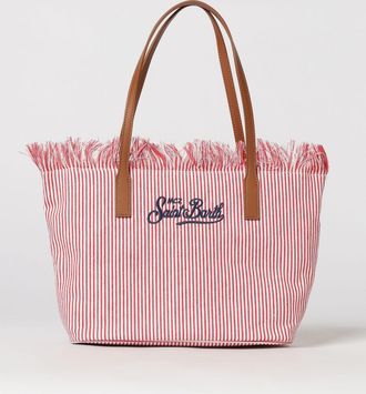 MC2 Saint Barth Borsa in cotone con logo ricamato