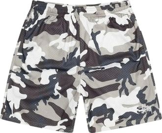 Stüssy Shorts con stampa camouflage - Grigio