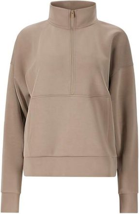 ENDURANCE Jillnana Half Zip Pullover f&uuml;r Damen | beige/braun