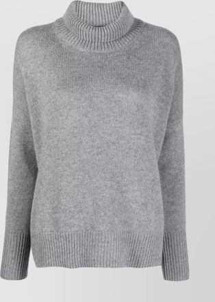 Lisa Yang cashmere turtleneck jumper drop shoulder