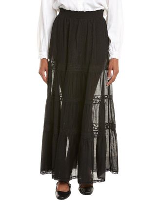 Alice & Olivia Alice + Olivia Kathryn Tiered Maxi Skirt