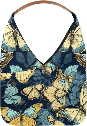 Generic Butterfly Reusable Lightweight Grocery Bags - Foldable Into Compact Pouch, Washable & Sturdy, Multipurpose for Shopping and Travel