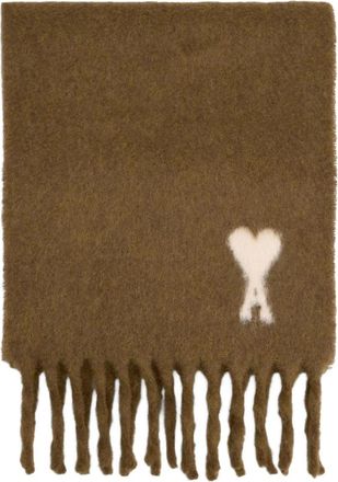 Ami Sciarpa Off Ami De Coeur - Marrone