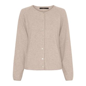 BTF-CPH Btfcph - Cashmere Cardigan - Dames - Truien - Beige - Maat: XL Kasjmier