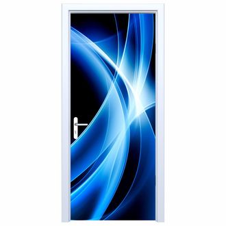 OEM Adhesivo De Tela Para Puerta Con Gr&aacute;ficos De L&iacute;neas Abstractas 662pd